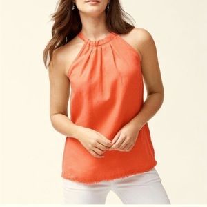 Tommy Bahama Orange Halter Tank Top